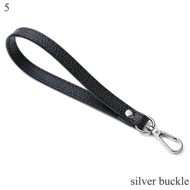 Borsa cinturino da polso morbido portatile in pelle PU tracolla maniglie regolazione maniglia della borsa per borse cinture accessori per borse
