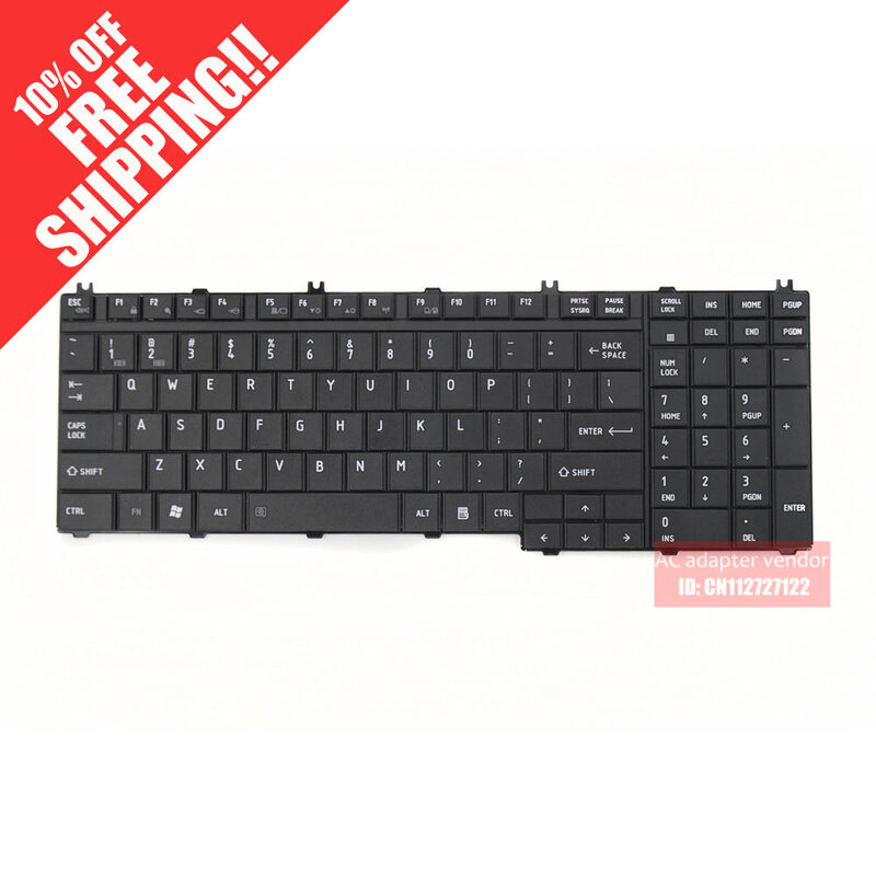 Nowy zamiennik dla TOSHIBA Qosmio F60 F750 F755 angielski klawiatury laptopa