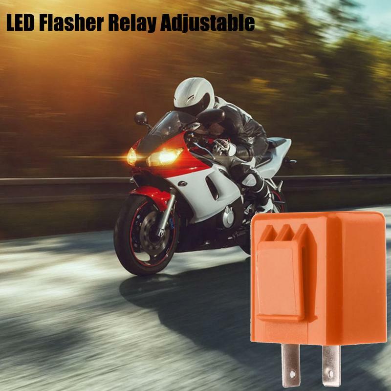 Điện Tử Nhan Flasher Relay Đèn Led Điện Tử Flasher Relay 2 Đèn LED Nhan Flasher Relay Với Điều Chỉnh Tốc Độ