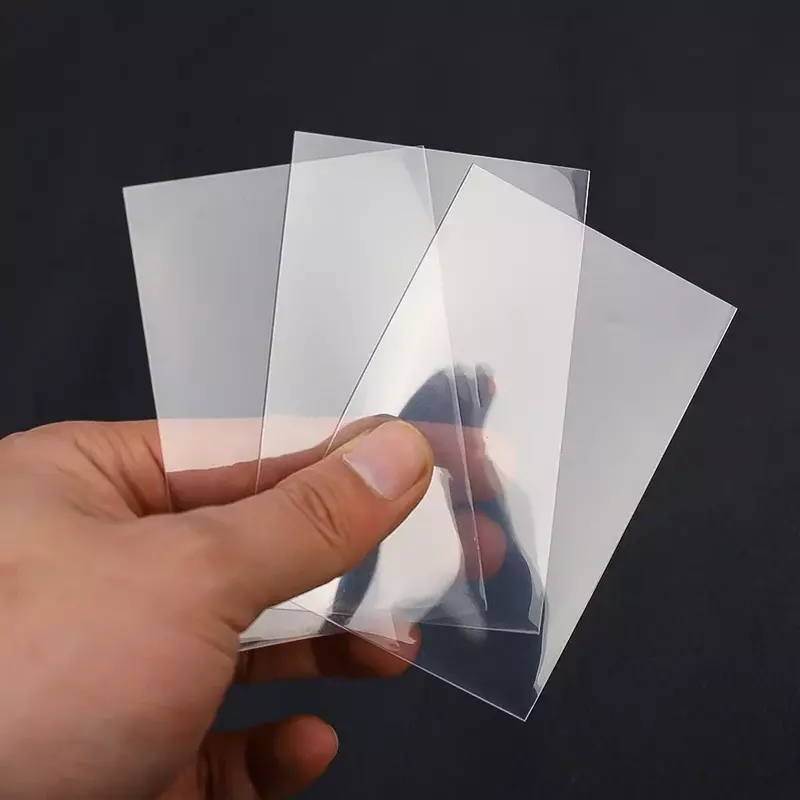 Funda transparente para tarjeta de foto de Kpop idol, película protectora antiarañazos para palomitas de maíz, soporte para tarjetas de estrella coreana, 3 y 4 pulgadas