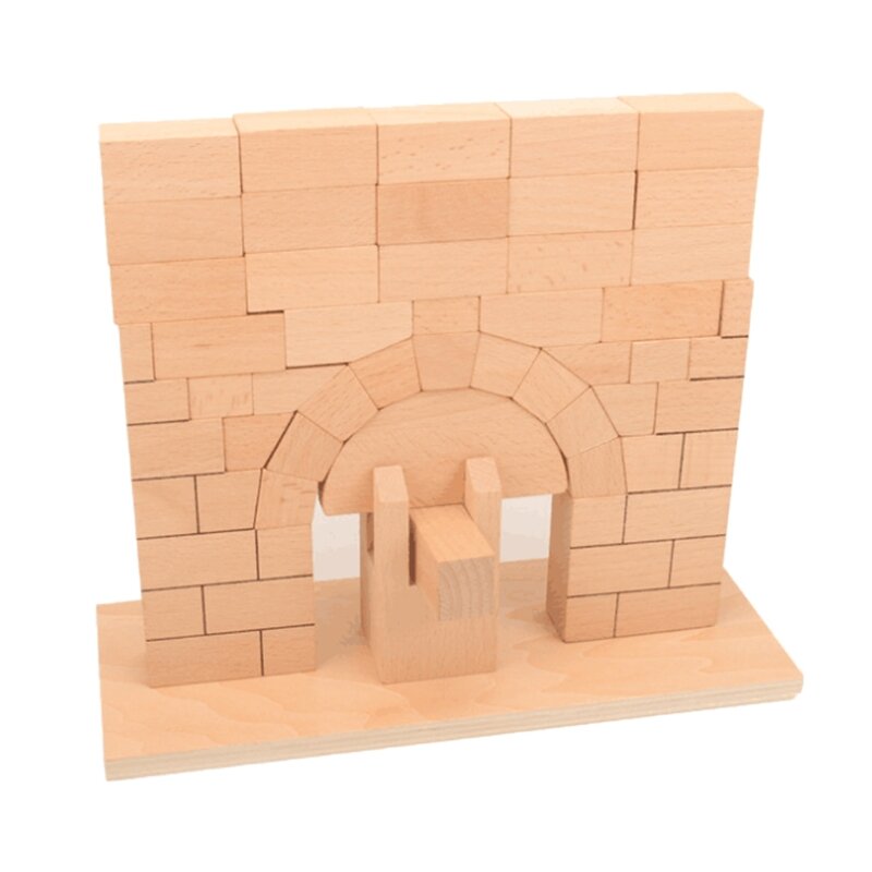 Teaching Aid Roman Arch Bridge Building Block Educational Interactive Tumbles