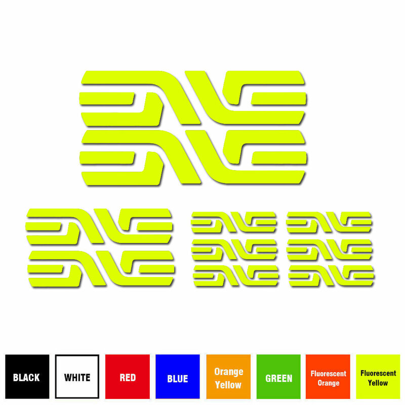 Pegatina de vinilo con logotipo de ENVE, calcomanía Compatible con bicicleta y ciclismo, x10