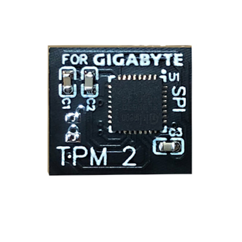 TPM 2.0 Encryption Security Module Remote Card 12 Pin SPI TPM2.0 Security Module for Gigabyte Motherboard
