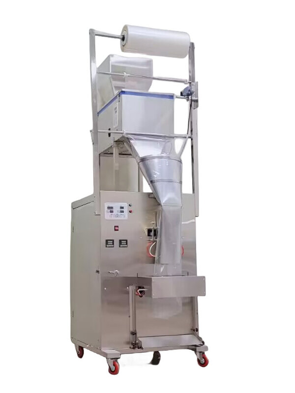 Máquina automática de pesaje y embalaje de celdas fotoeléctricas, 100-1000g, Impresión de fecha, posición del puntero, calidad de instalación.