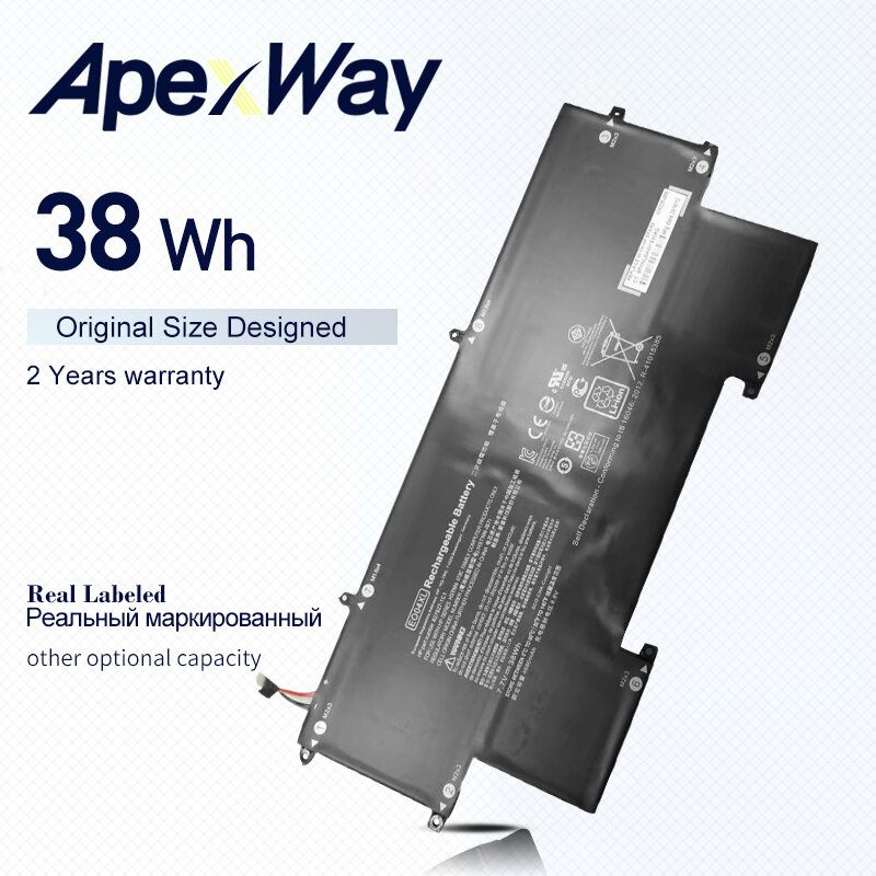 APEXWAY-batería para HP EliteBook Folio G1 EO04XL 827927-1B1 827927-1C1 828226-005 HSTNN-I73C EO04, 7,7 V, 38WH, novedad