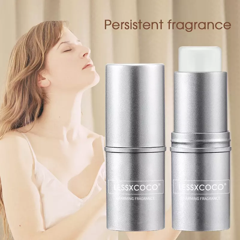 Perfume romántico de larga duración para hombres y mujeres, fragancias ligeras, desodorante fresco Natural, bálsamo sólido portátil para el cuerpo