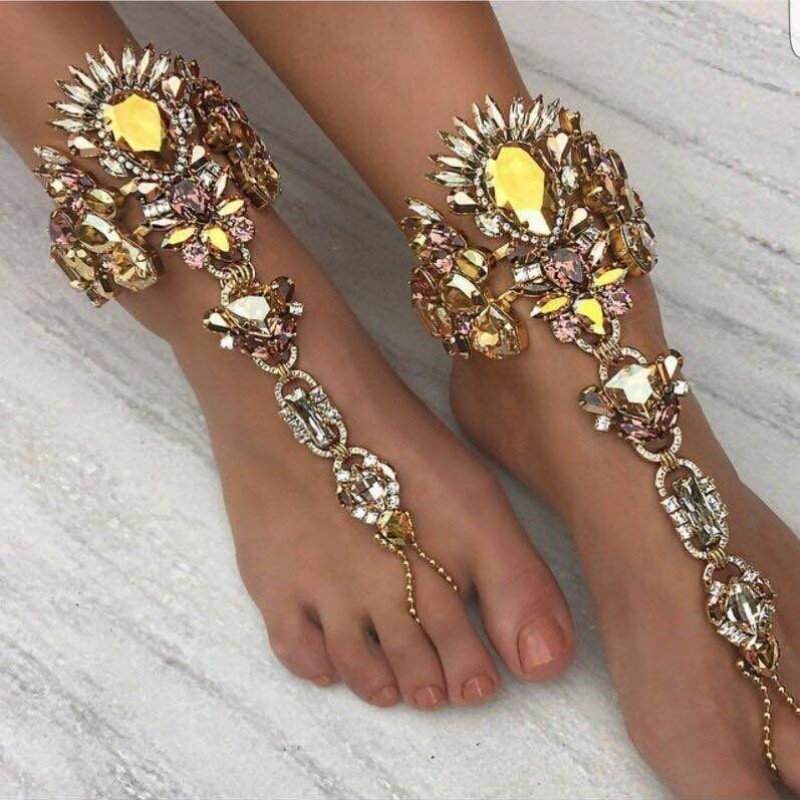 Seattle Maternity Shoot Props Sparkling Rhinestone Anklets Pregnancy Bracelets Sexy Pregnant Holiday Outfits Bikini Accessories