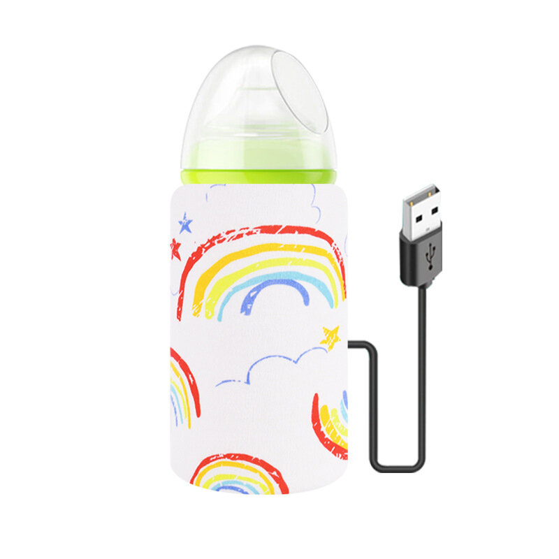 Scaldabiberon per latte USB passeggino da viaggio isolato riscaldatore per biberon per neonati scaldabiberon portatile per neonati