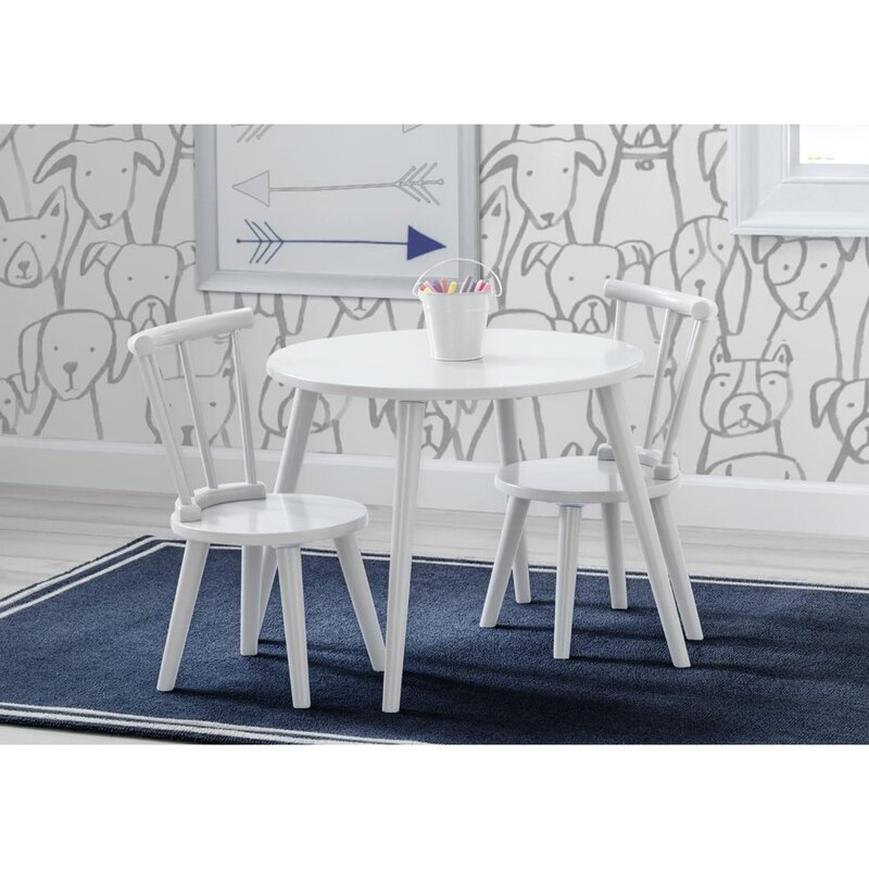 Детский стол и набор из 2 стульев-идеально подходит для декоративно-прикладного искусства детских столов и комплектов