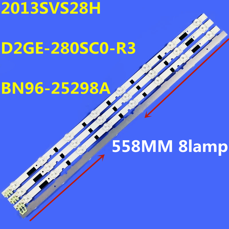 Strip lampu latar LED BN96-25298A D2GE-280SC0-R3 untuk UE28F4000 UE28F5000 UA28F4000 UN28F4000