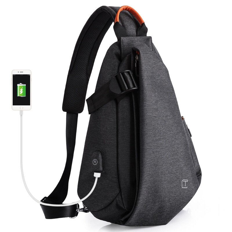 TangCool-Bolso de hombro para hombre, bandolera deportiva para el pecho, para exteriores, envío gratis