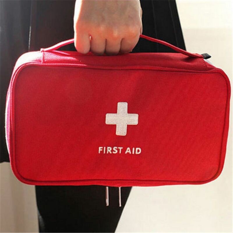 Borsa portaoggetti portatile borsa per medicinali di emergenza di pronto soccorso organizzatore di sopravvivenza per pillole all'aperto kit di emergenza pacchetto accessori da viaggio