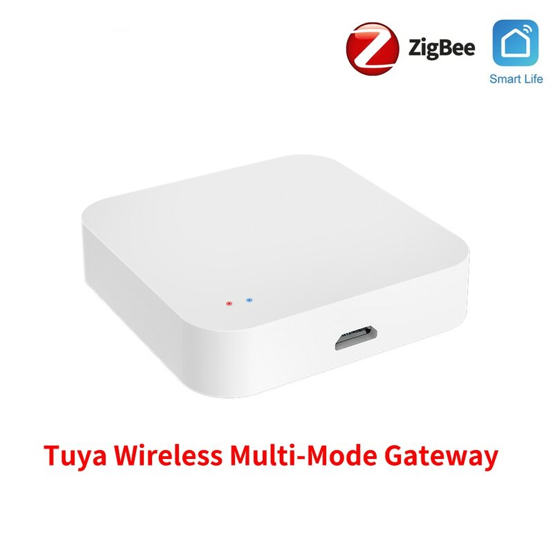 Tuya-ZigBee Hub de gateway Bluetooth, multimodo, eletrodomésticos inteligentes sem fio, controle remoto, suporte de ponte, Alexa, Google Home