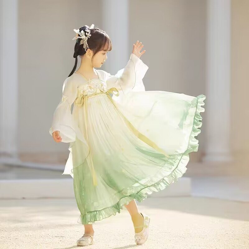 الصينية التقليدية Hanfu زي امرأة القديمة هان سلالة فستان الأميرة الشرقية فستان سيدة أناقة تانغ سلالة الرقص ارتداء