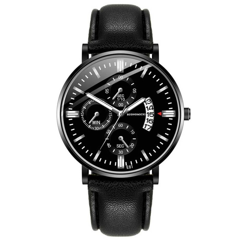 Fashion Quartz Watches Diamonds Round Wristwatch Leather Strap Elegant Wristwatches Business Clock ساعات يد مقاومة للماء