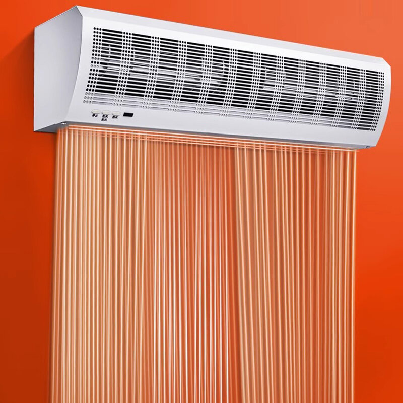 Устройство для занавесок горячим воздухом, холодный и теплый двухцелевый коммерческий беззвучный 0,9/1,2/1,5/1,8 метров, электрический нагреватель двери, Воздушная занавеска