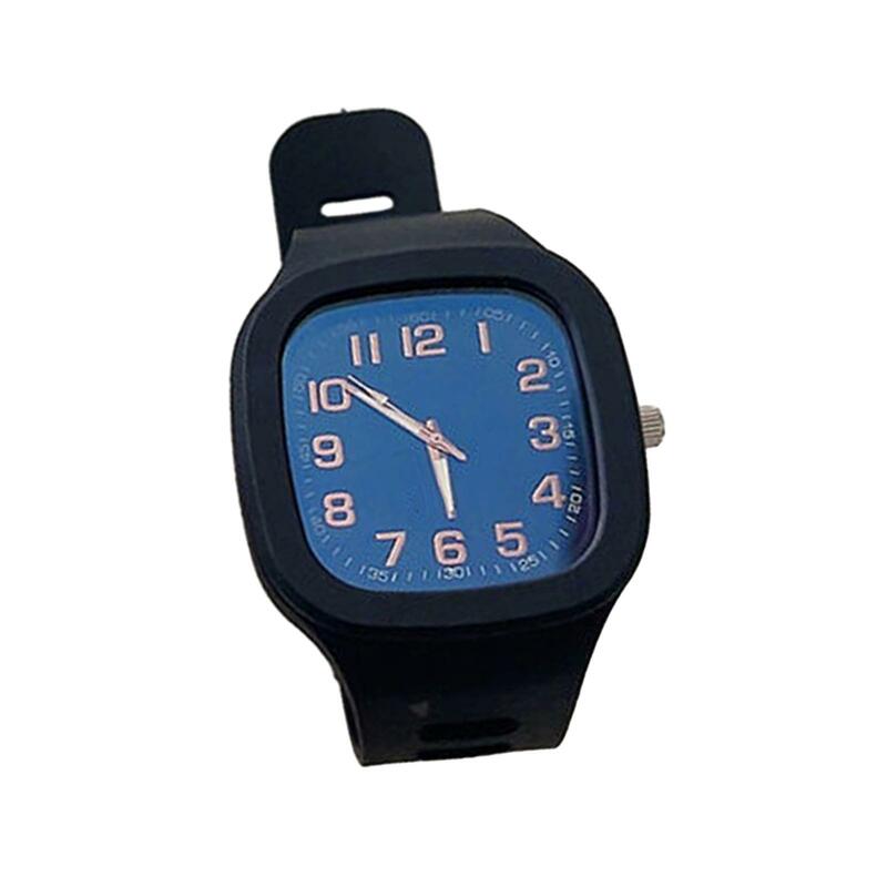 Minimalista Silicone Band Watch, relógio eletrônico para homens, mulheres, estudantes, crianças