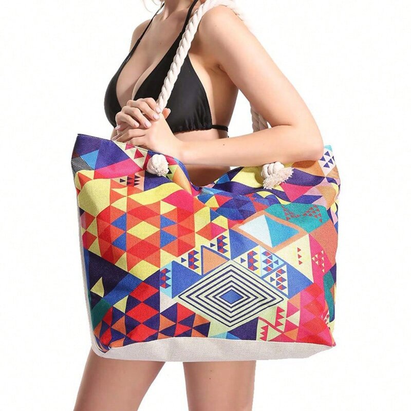 Borsa a tracolla impermeabile moda multifunzionale borsa da spiaggia di grande capacità borse da donna