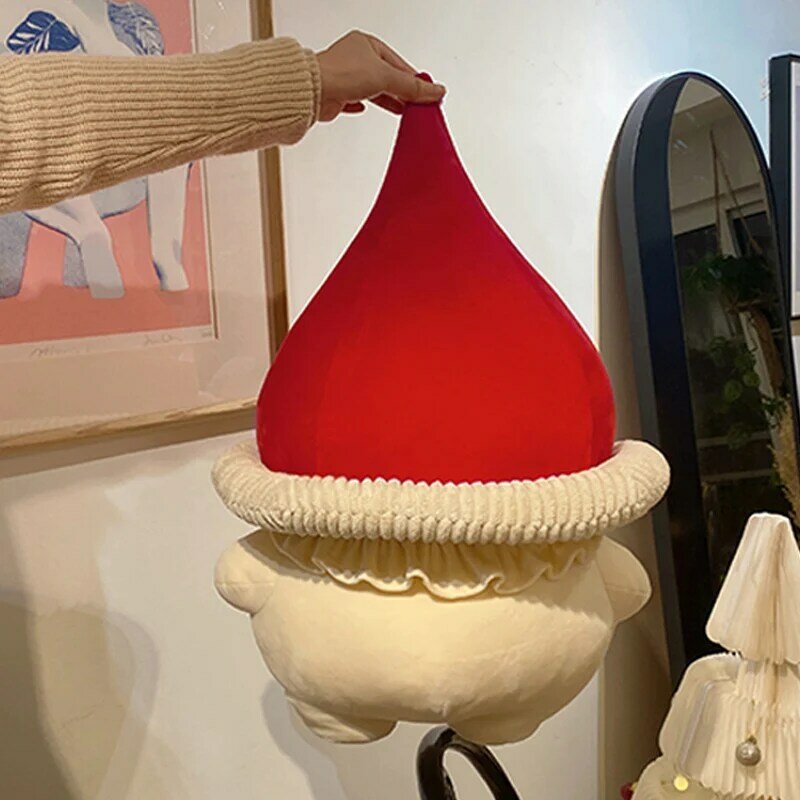 Peluche champignon rouge Kawaii, 45/60CM, poupées de dessin animé champignon, joli oreiller pour enfants filles, cadeaux pour enfants, décoration de la maison