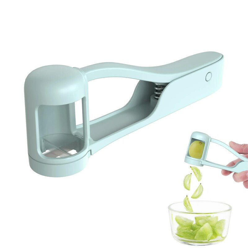 Salad Multifunctional Grape Cutter Fruit Splitter Quarter Slicer Durable Easy To Clean Handheld Vegetable Gift Stainless Steel