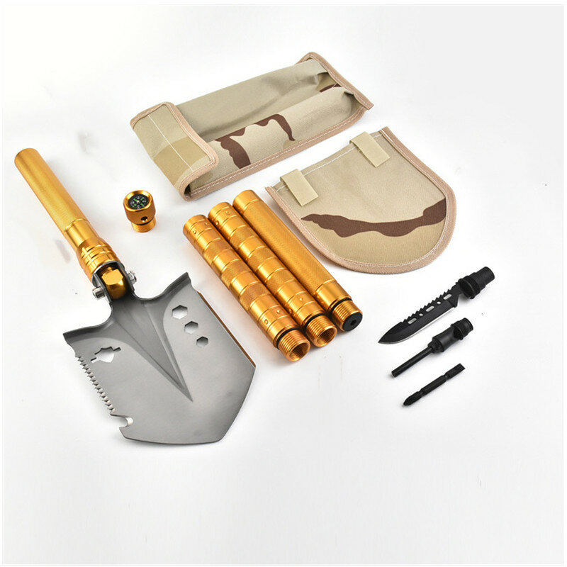 Тактический Складной подъемник, Мультитул, лопата для рыбалки, кемпинга, выживания, Военный Инструмент
