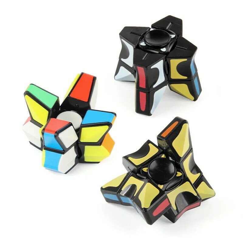 Novo 1x3x3 cubo mágico brinquedos fidget spinner descompressão para iniciantes cubo irregular gira suavemente aliviar o estresse