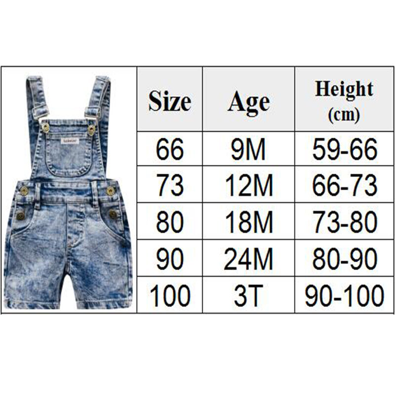 Macacão jeans unissex para menino e menina, calça infantil casual que combina com tudo, macacão diário, conjunto de roupas Ins, 1 Y, 2 Y, 3 Y, verão, 2022