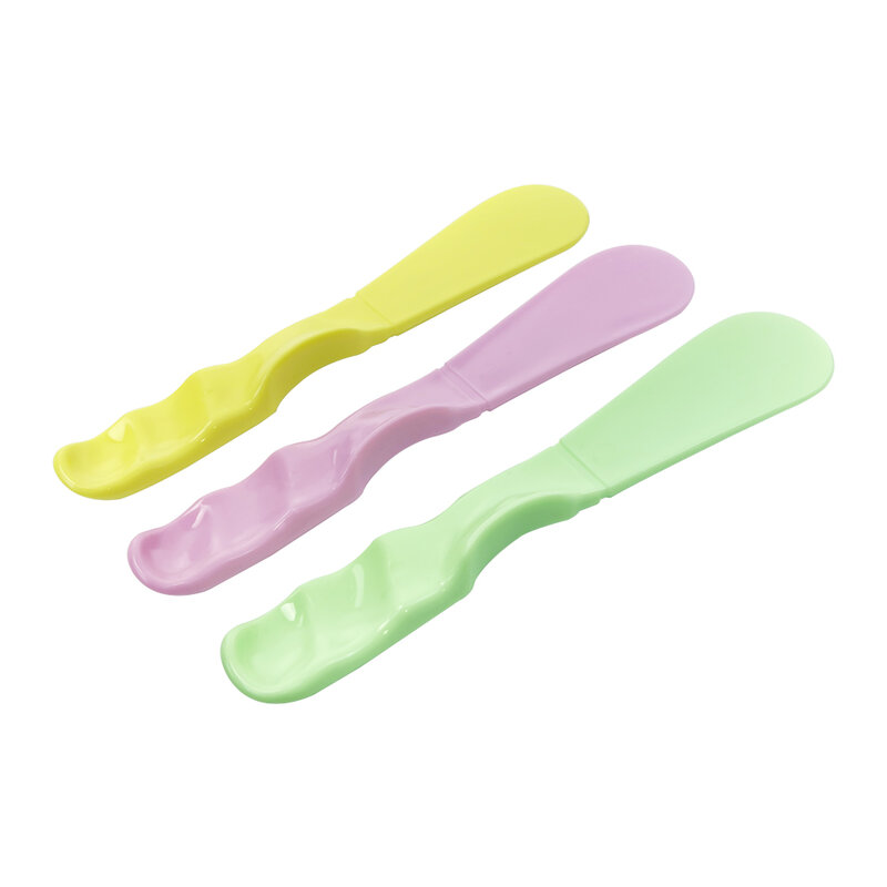 Spatola per miscelazione in plastica dentale spatole in plastica usa e getta coltello per stampi in polvere assortiti tre colori disponibili strumento per laboratorio odontotecnico
