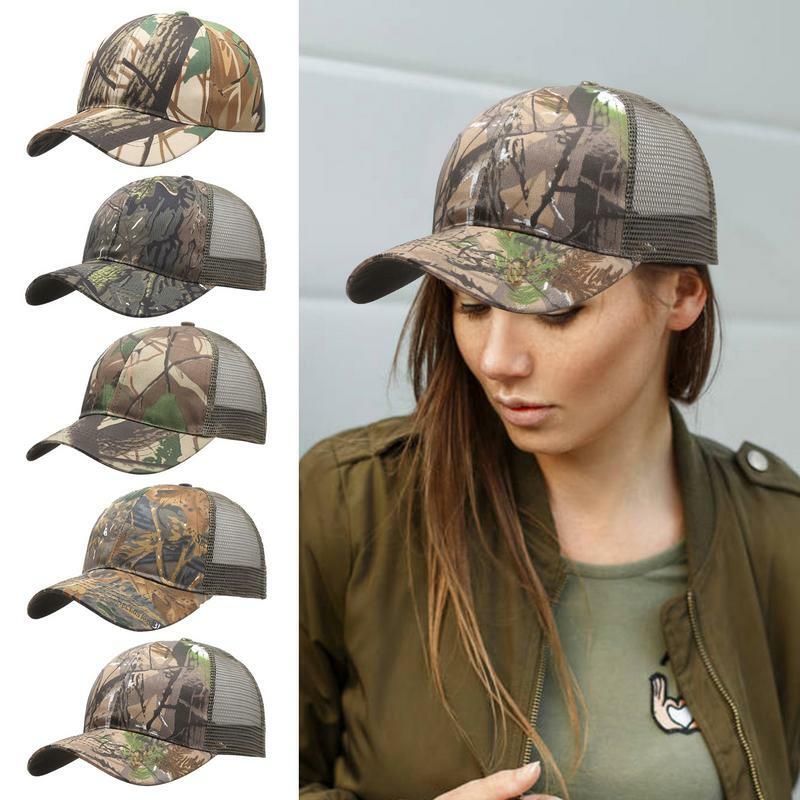 Cooling Performance Hat Quick Dry Sports Hats Lightweight Baseball Hats Sun Protection Quick-Drying Camouflage Hats For Sports