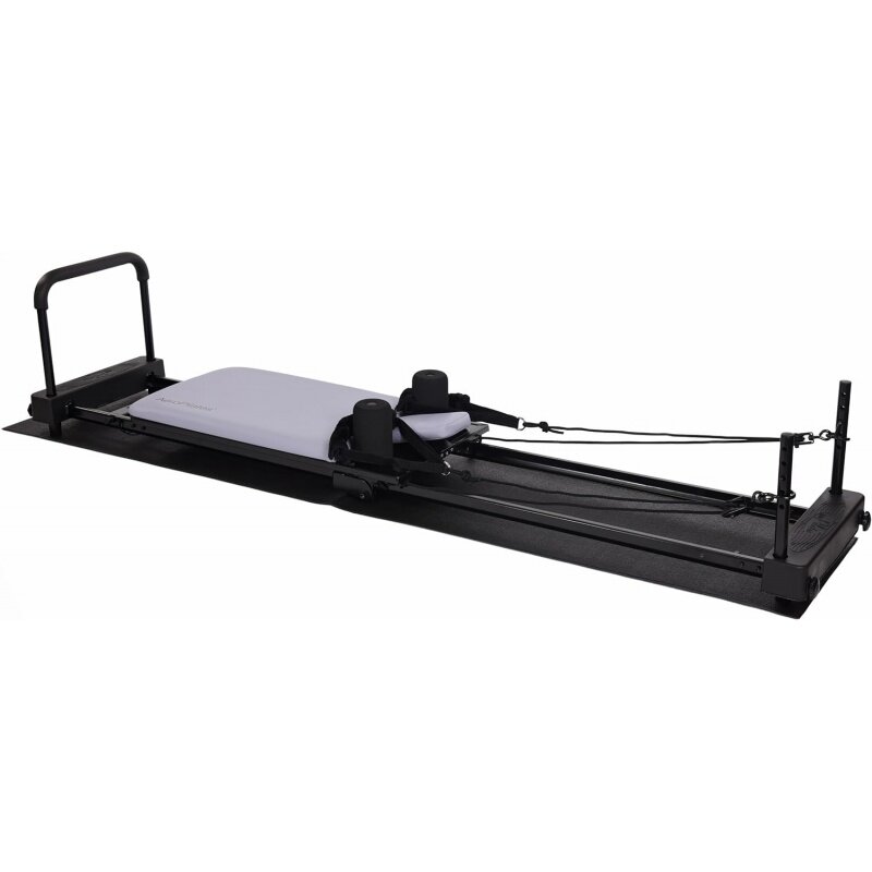 AeroPilates Foldable Reformer 4420 | Four-Cord Resistance | Free-Form Cardio Rebounder | Includes Four Workout DVDs
