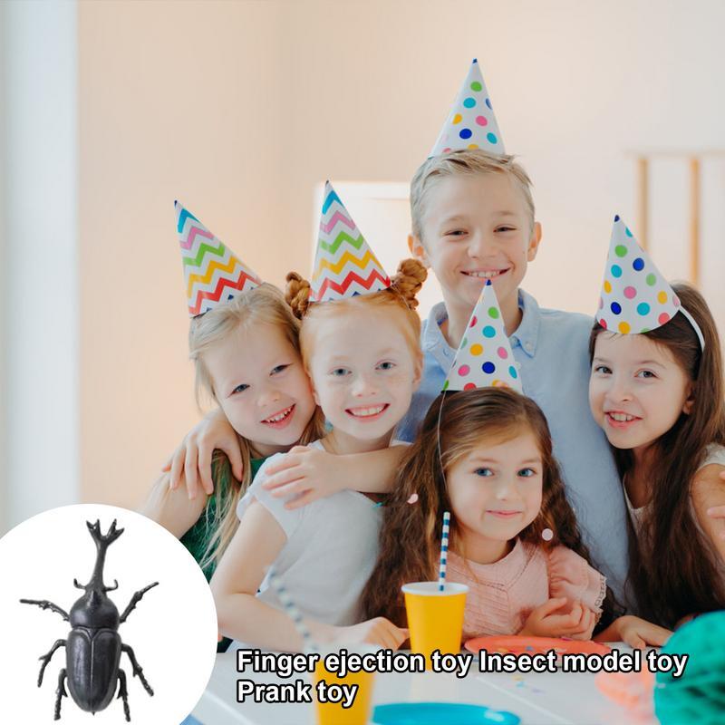 Mainan lebah terbang lucu mainan anak-anak kreatif hewan karet gemerlap dapat diregangkan lucu mainan katapel tahan lama untuk anak laki-laki anak perempuan usia 3