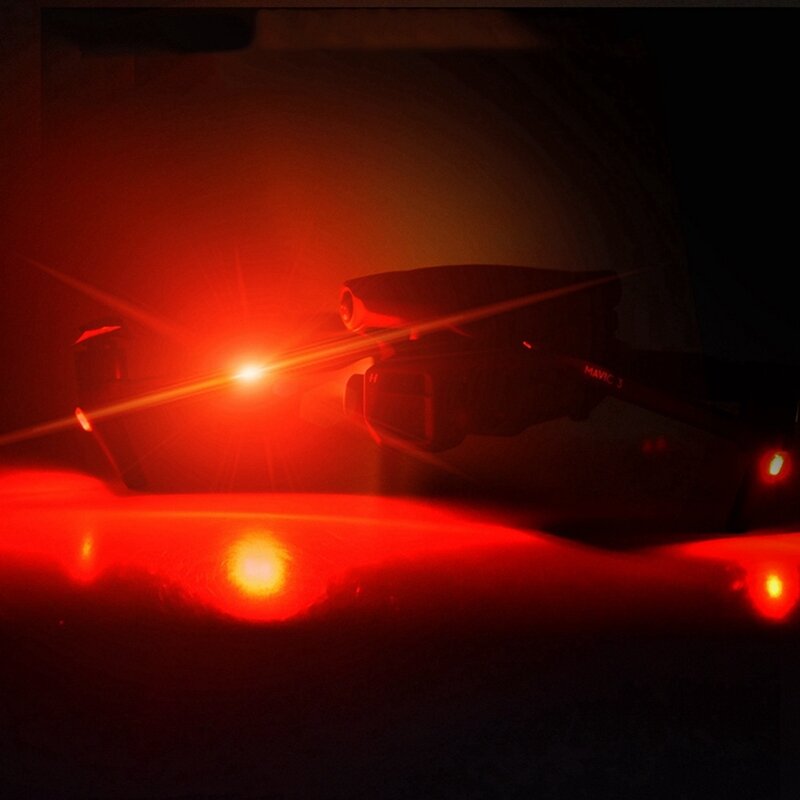 DJI 매빅 3 매빅 에어 2 미니 2,3 용 드론 스토브 라이트, 색상 조정 가능한 충돌 방지 라이트, 드론 헤드 테일 램프