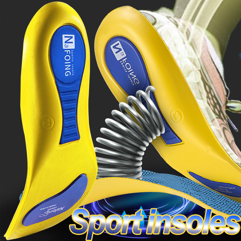 Plantilla deportiva EVA de alta elasticidad, almohadillas para zapatos deportivos Unisex, soporte para el arco, cuidado de los pies, cojín para correr, accesorios para zapatos