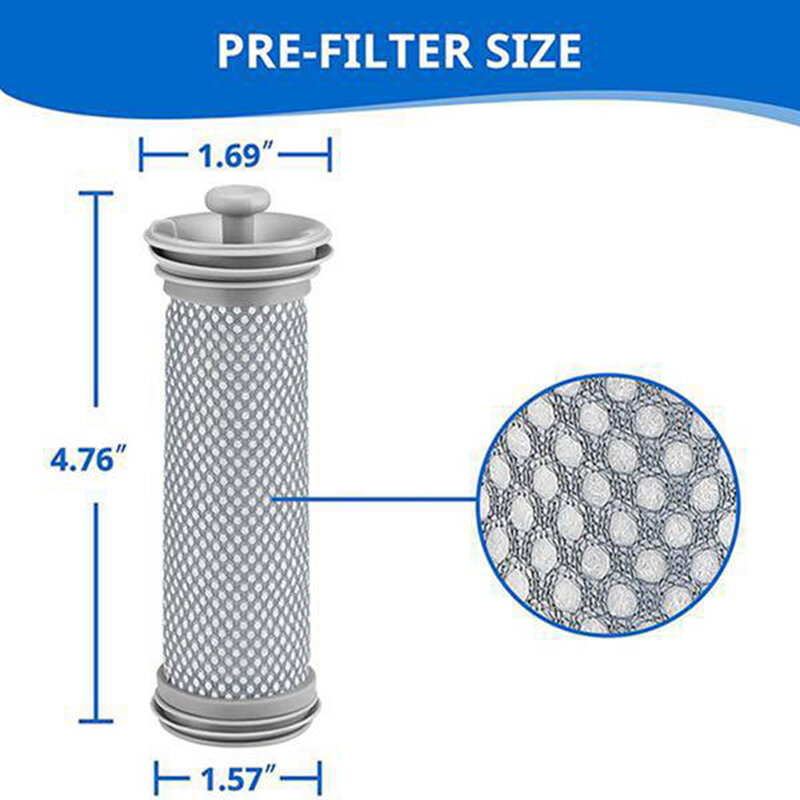 Pré substituição do filtro para aspirador sem fio, Teleco A11 Master Hero A10 e Pure One S11 e S12, 3 Pacotes
