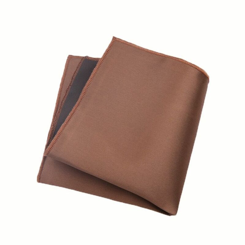 Vierkante Sjaal Klassiek Voor Dames Satijn Verjaardag Effen Kleur Koreaanse Pocket Hanky Mannen Zakdoek Zak Handdoeken Pak Accessoires
