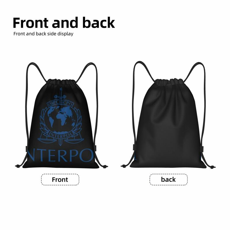 Interpol borse con coulisse portatili multifunzione borsa sportiva borsa per libri per viaggiare