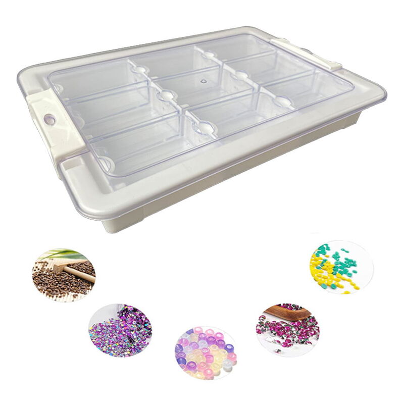 Portátil Mini Bead Storage Container, Diamond Art Organizer, Pintura Acessórios, 9 Grids, 15 Grids, 21 Grids, 24 Grids, 26 Grids