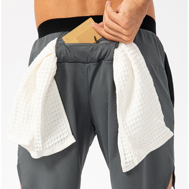 Pantalones cortos de camuflaje para hombre, Shorts de secado rápido con bolsillo para correr, Maratón, ciclismo, trotar, gimnasio, Fitness, Crossfit, S-2XL