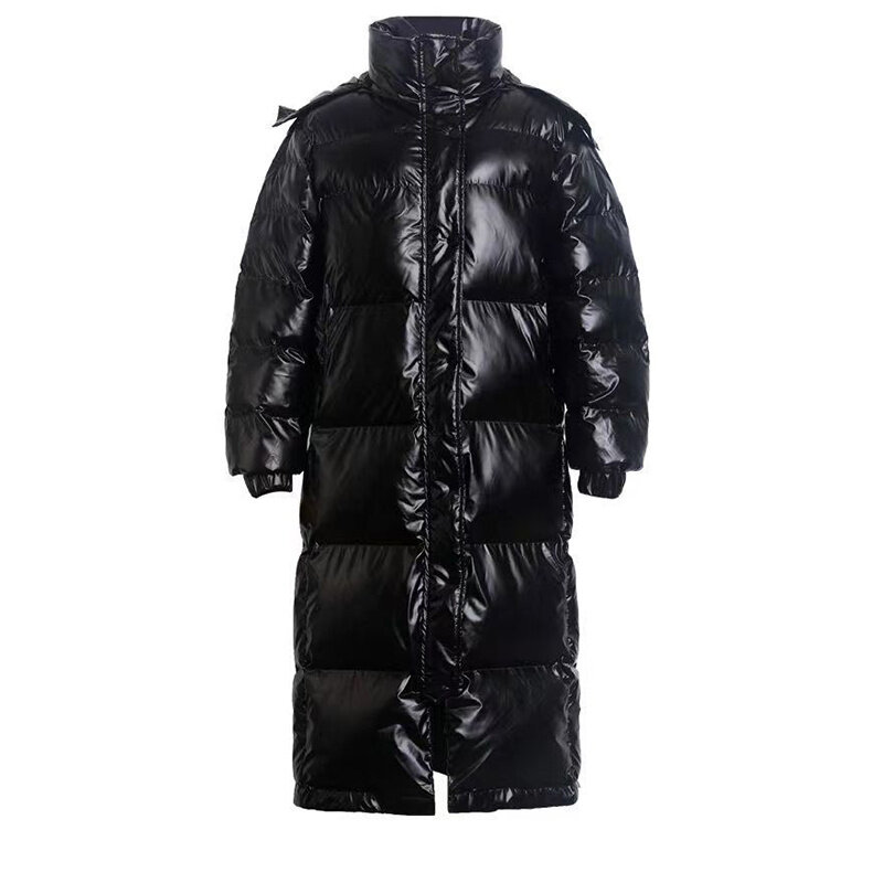 Женская непродуваемая парка с капюшоном, зимняя длинная теплая Свободная куртка с хлопковой подкладкой, 2023