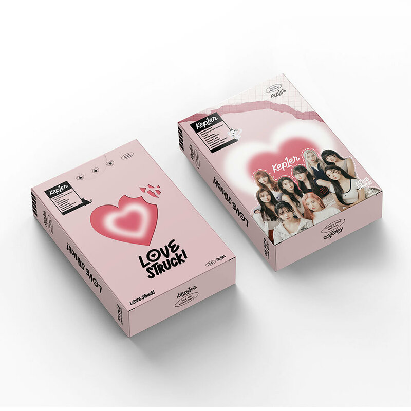 55 Buah KPOP Kep1er Photocard Album Baru Trounshooter LOVE STRCK! Kualitas Tinggi HD Foto Kartu LOMO Kartu Kep1er Gambar Penggemar Hadiah