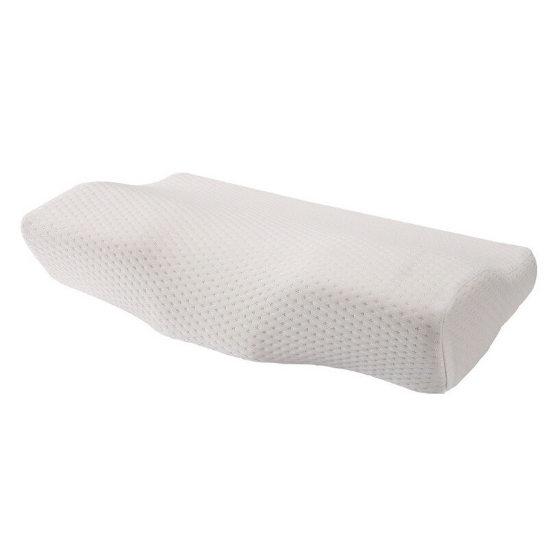Almohada en forma de mariposa de algodón con memoria de rebote lento, comodidad y soporte incomparable para un sueño relajante