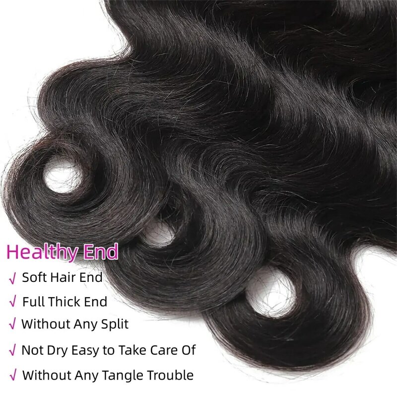 Искусственные человеческие волосы, Φ, свободная волна тела, 3/4 дюйма, Виргинские Необработанные неповрежденные волосы для наращивания для женщин, 28 дюймов