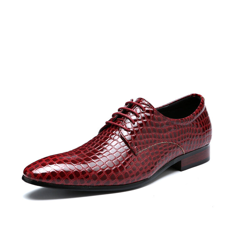 Mode Krokodil Schoenen Oxford Schoenen Voor Mannen Designer Schoenen Mannen Italiaanse Sapatos Masculino Social Zapatos De Vestir Para Hombre