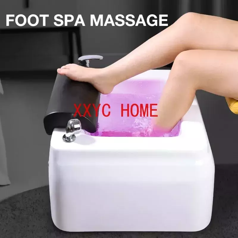 Pedicure Sink for Foot SPA Bath Tub Foot  Nails Basin With Massager Surfing Stress Relief