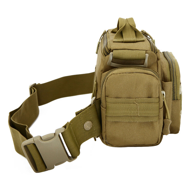  Outdoor Waterproof Nylon Waist Packs Men Women 2024 New Camouflage Chest Bag Fanny Pack Riding Hunting Photography Bags