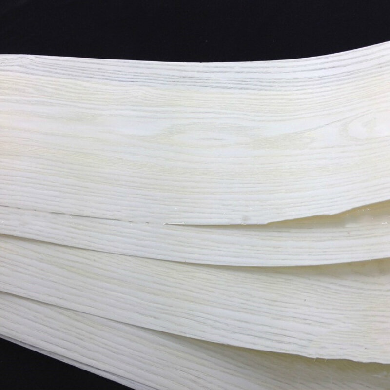 Furnitur lapisan kayu putih asli alami sekitar 16-24cm x 250cm