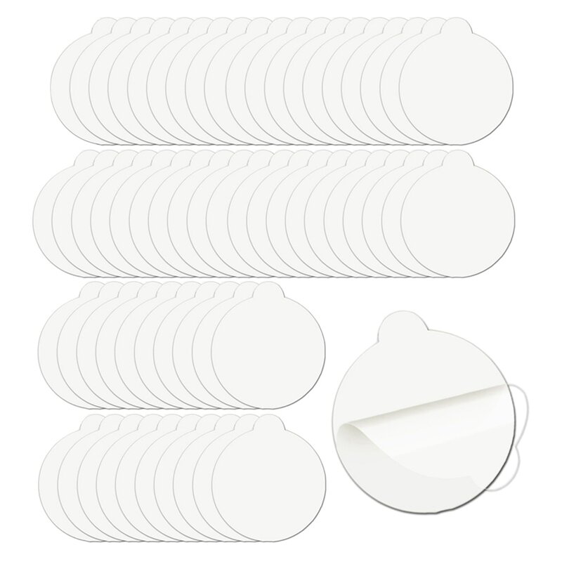 Branco interior cola placas de substituição, reabastecer cartões pegajosos, compatível para Katchy Fenun, 4.3in, 60 PCs
