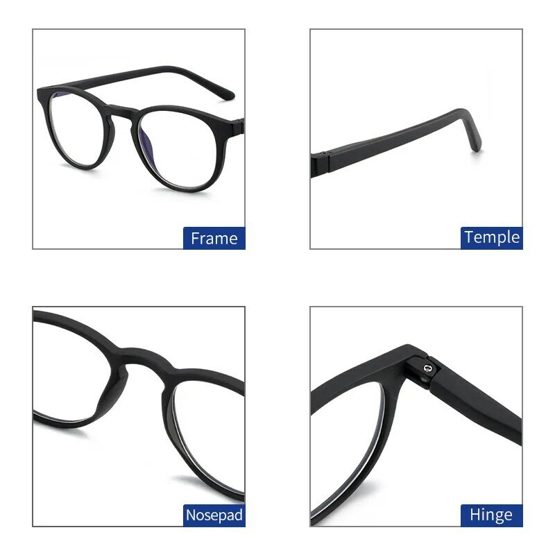 Bluemoky óculos para computador, óculos para mulheres anti-luz azul, bloqueio de óculos ópticos da miopia, proteção contra radiação