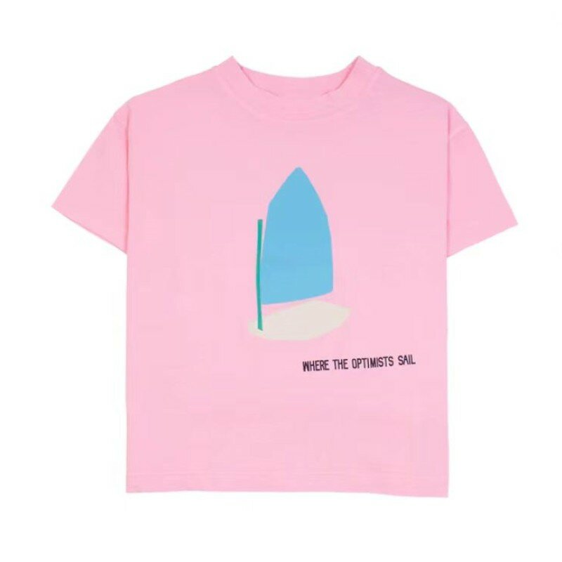 SS 2024 baru WYN musim panas klasik T-shirt Fashion merek laki-laki dan perempuan Atasan pakaian anak-anak