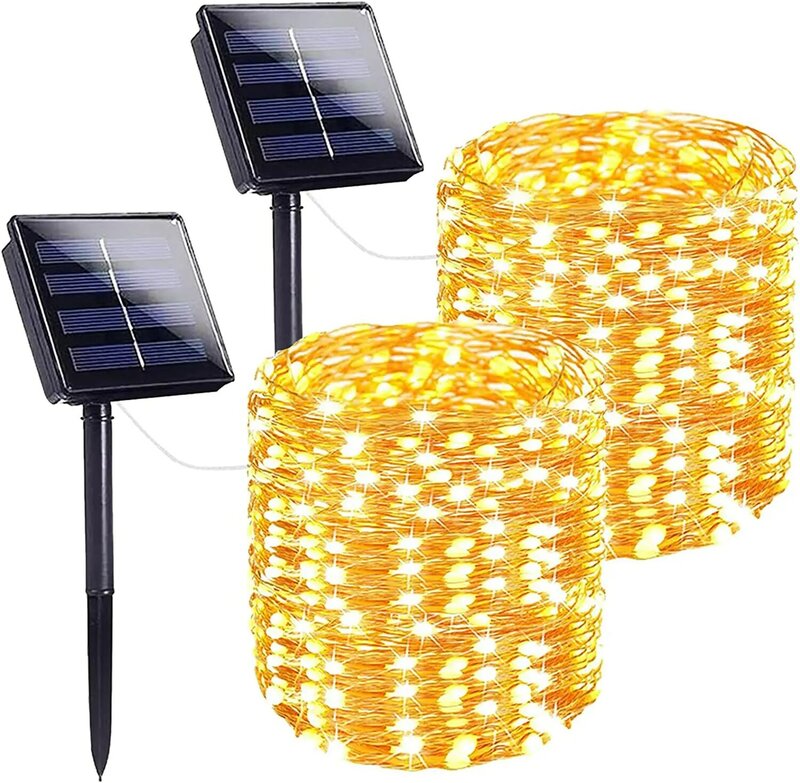 Светодиодная лента на солнечной батарее, 32 м, 22 м, 12 м, 1 упаковка